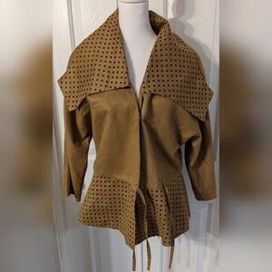 Ashro brown faux suede jacket Sz: 12